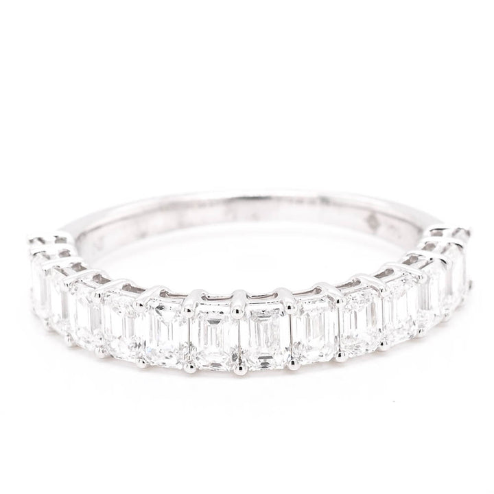 14KT White Gold 1.50CTW LAB Grown Diamond Wedding Band.