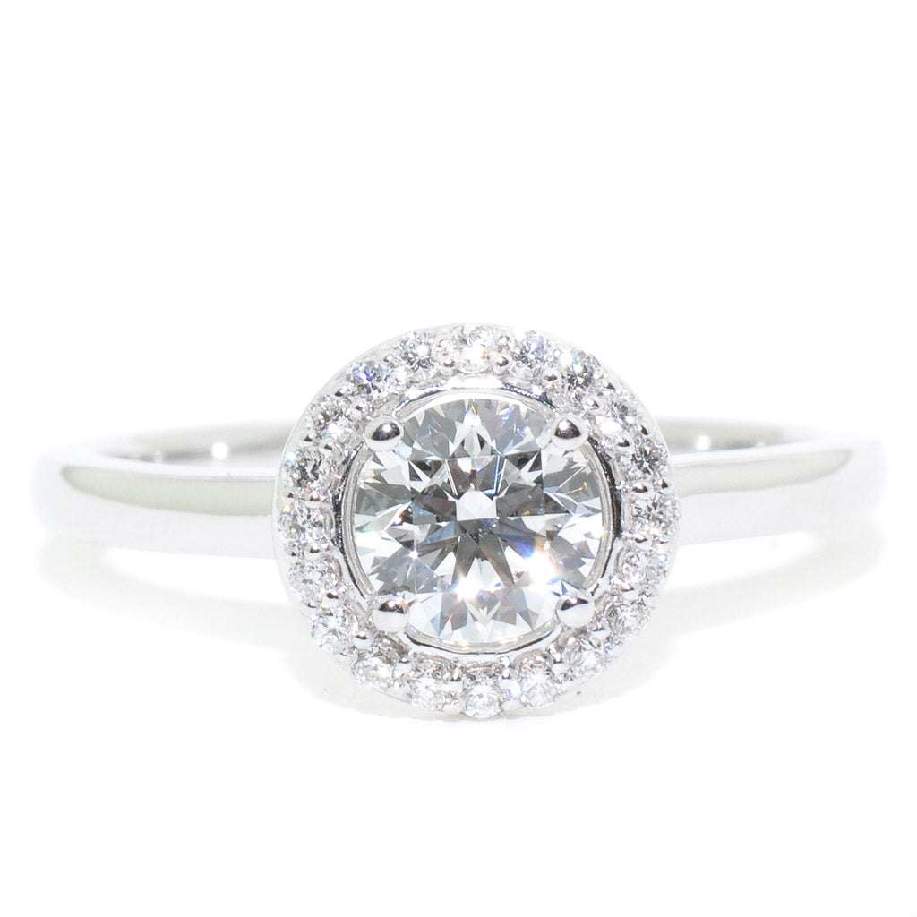 Graziella Originals Diamond Engagement Ring - 0.64CTW  GIA Certified VS2-E Centre Diamond