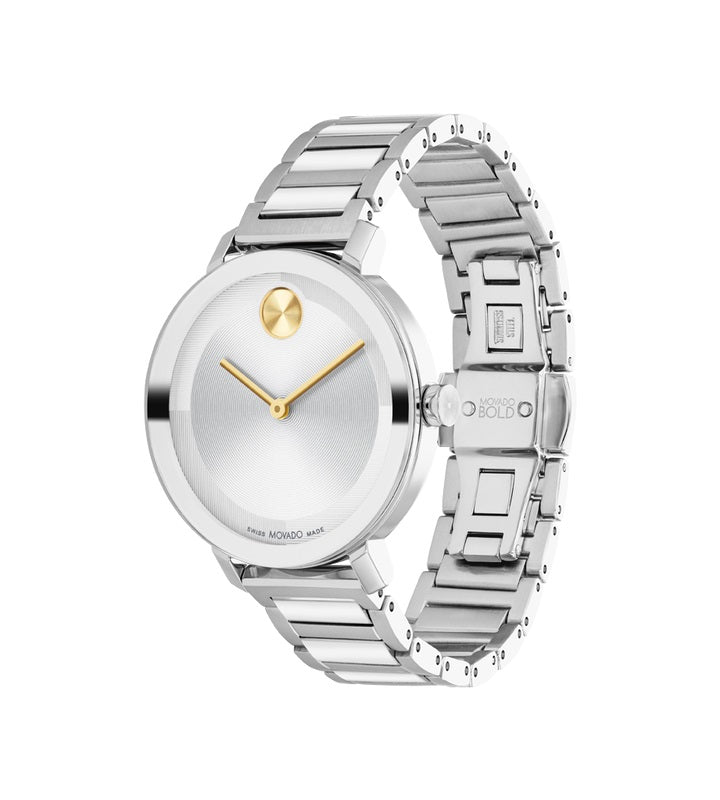 Movado Bold Evolution 2.0 34mm Swiss Quartz Watch. 3601191.