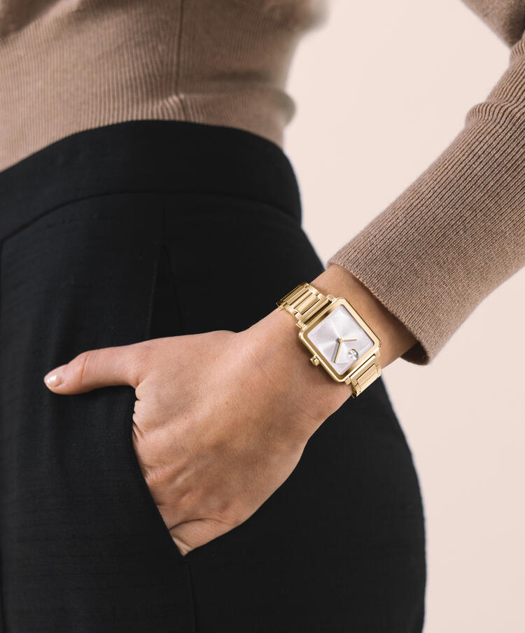 Movado Bold Evolution 2.0 28mmx26mm square Swiss Quartz Watch. 3601165