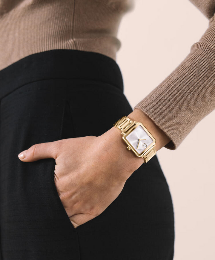 Movado Bold Evolution 2.0 28mmx26mm square Swiss Quartz Watch. 3601165