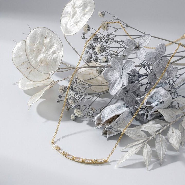 Graziella Sterling Silver 18"  CZ Morse Code MAMA  Necklace.