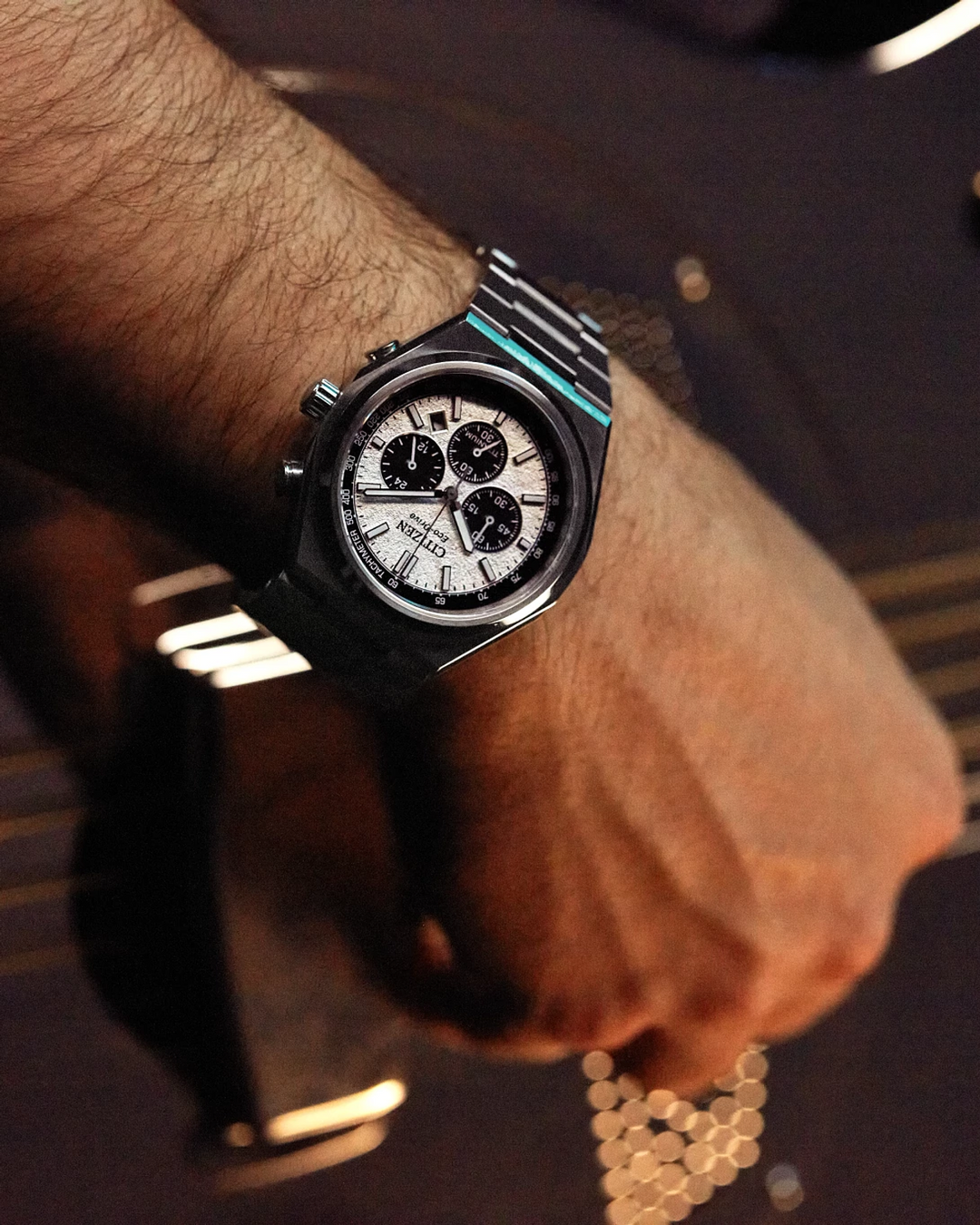 Citizen Zenshin Chrono Titanium 42.50mm Eco-Drive Watch. CA4610-85A.