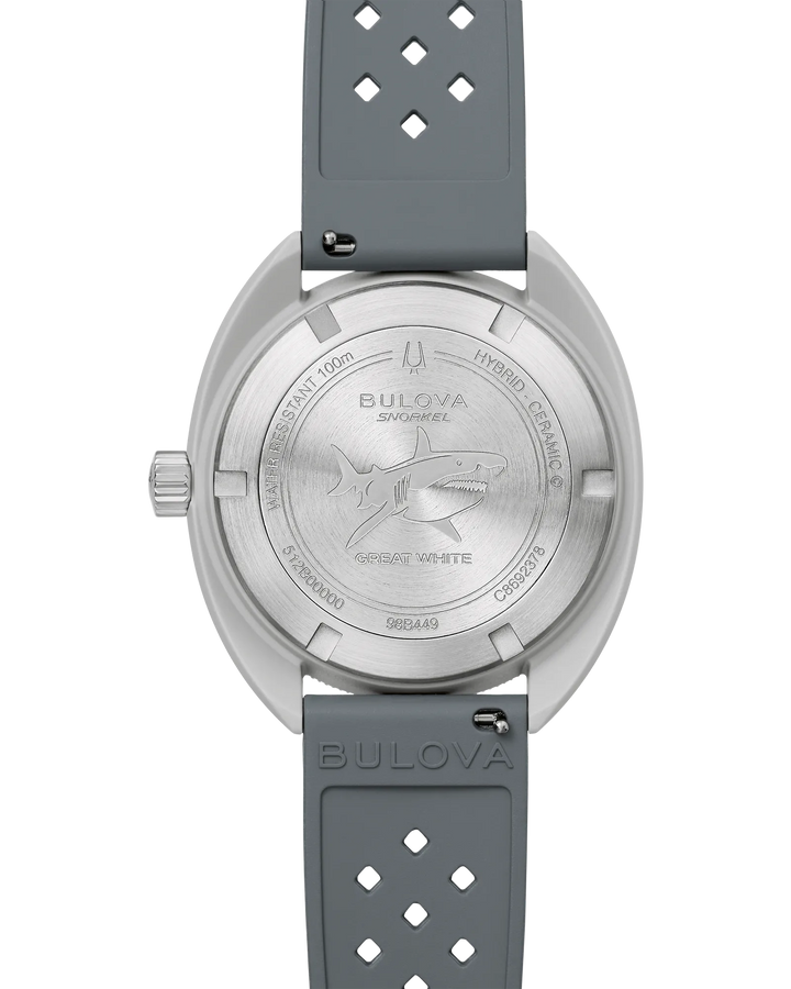 Bulova Snorkel Great White Shark 41mm Quartz Watch. 98B449