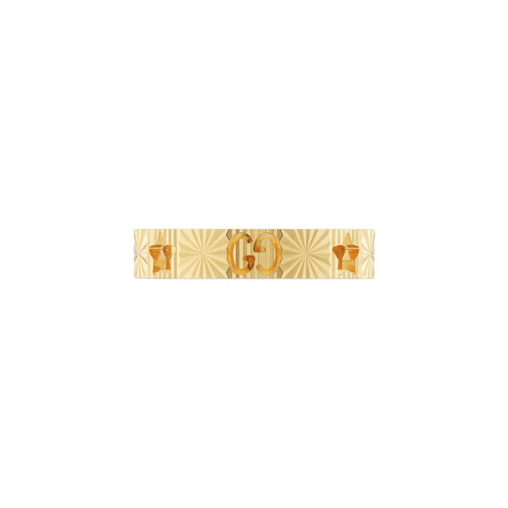 18KT Yellow Gold 4mm Iconic Star Ring.