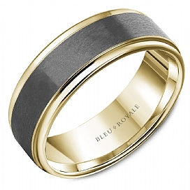 Bleu Royale 14KT Yellow Gold & Tantalum Wedding Band.