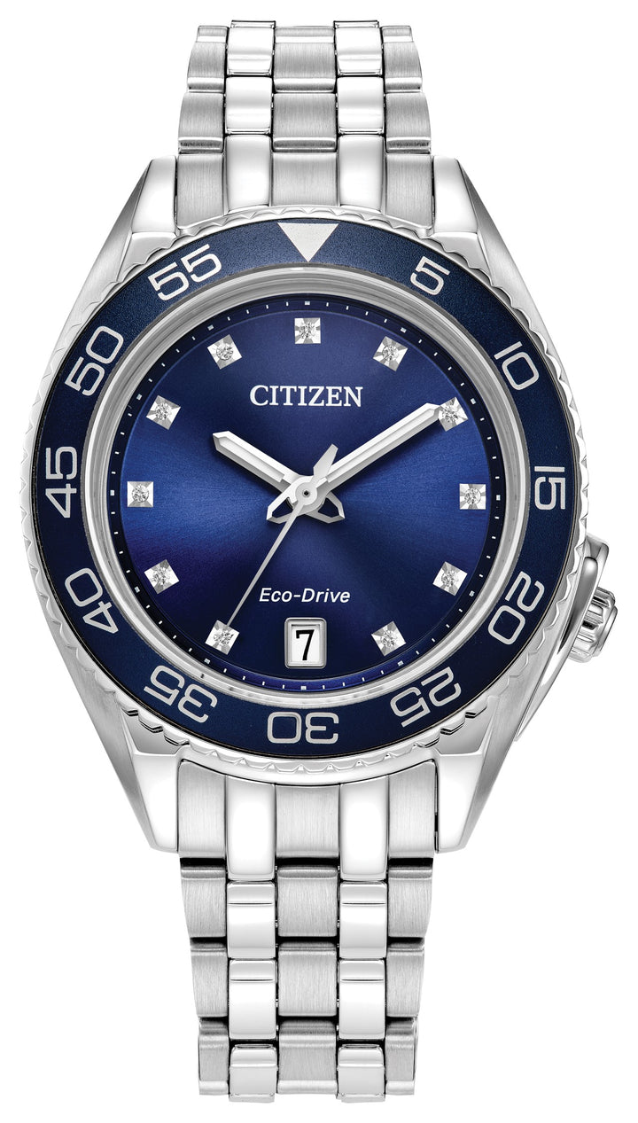 Citizen Carson 35mm Eco-Drive Watch. FE6160-57L