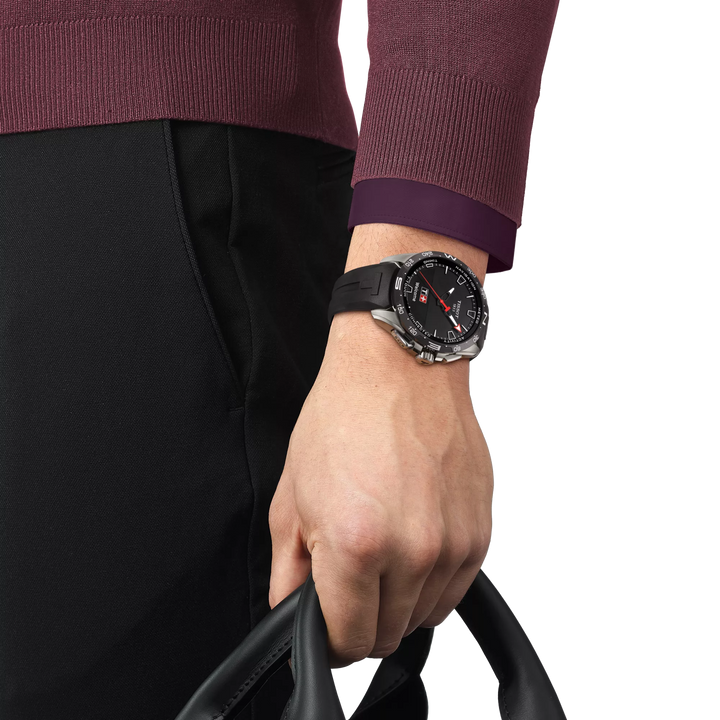 Tissot T-Touch Connect Solar 47.5MM Quartz Watch.T121.420.47.051.00