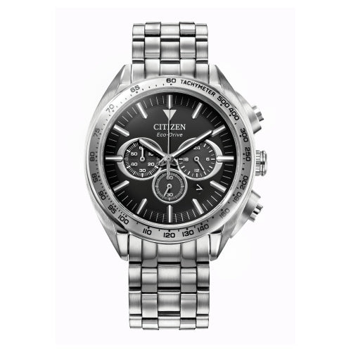 Citizen Carson 43mm Chronograph Eco-Drive Watch. CA4540-54E