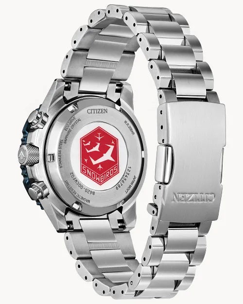 Citizen Promaster Navihawk Snowbirds 40mm Eco-Drive Chronograph Watch. CA4667-53L