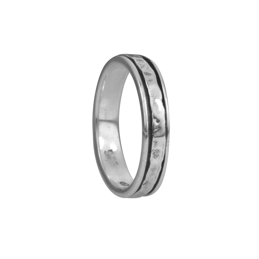 Prana Meditation Ring. Sterling Silver. Size 11.