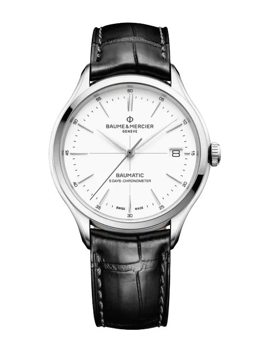 Baume et Mercier Clifton 10518 Automatic Watch,Date COSC Certified-40mm