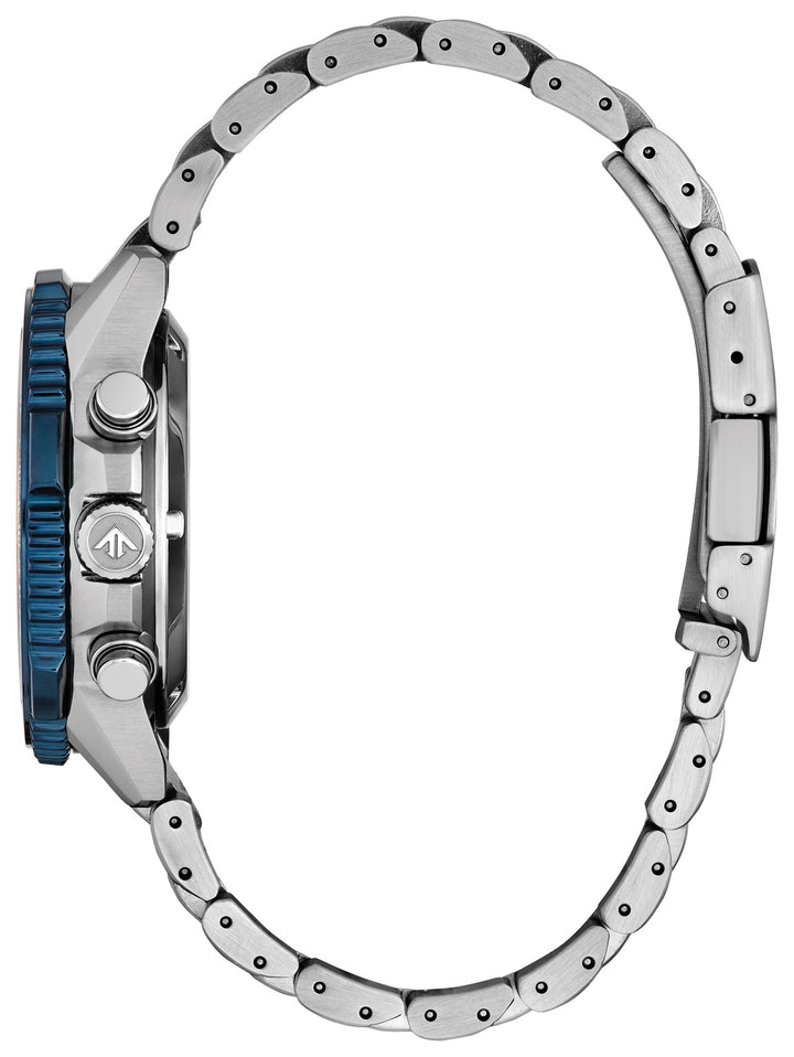 Citizen Promaster Navihawk Blue Angels Limited Edition 40mm Eco-Drive Chronograph Watch. CA4667-53L