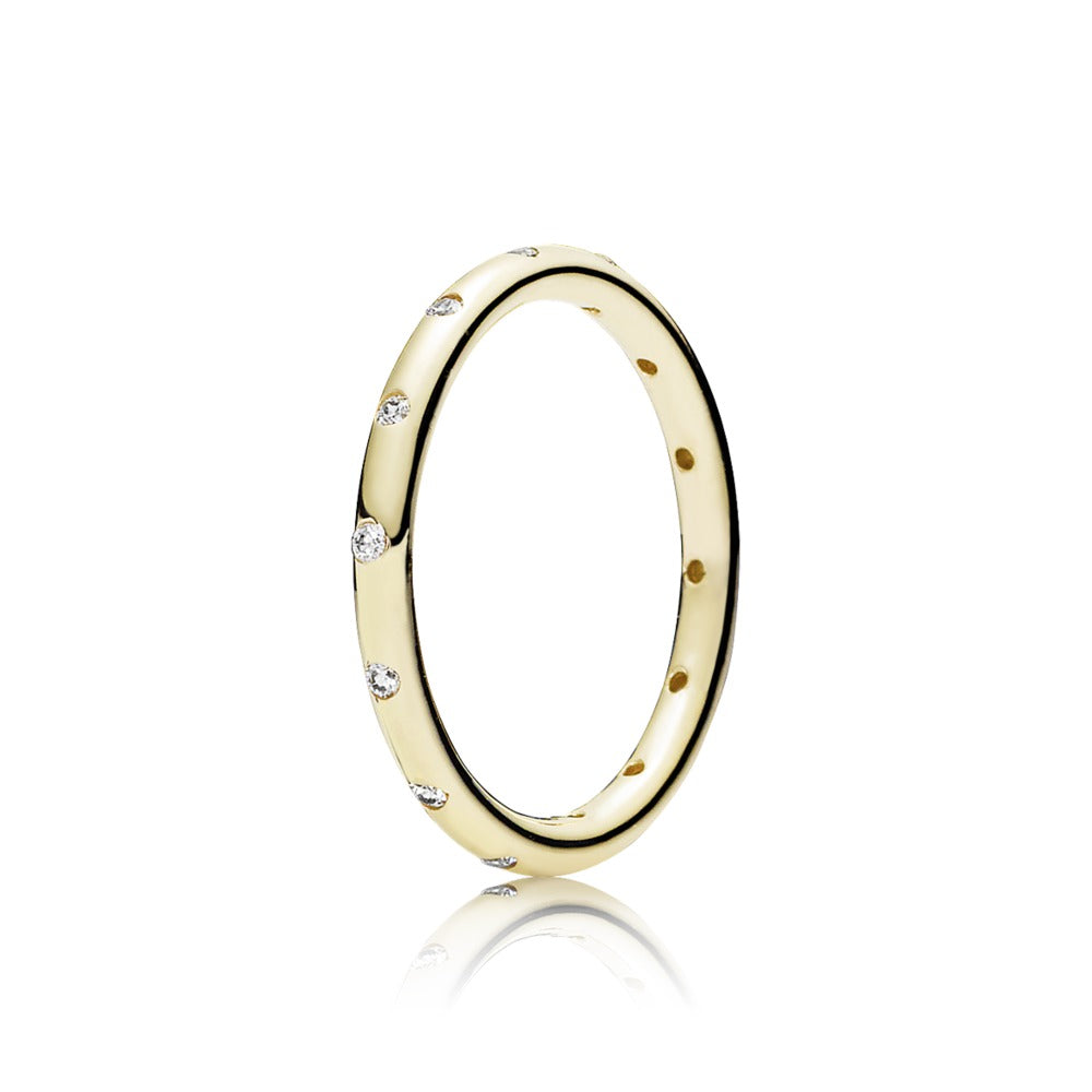 Simple Sparkling Band Ring