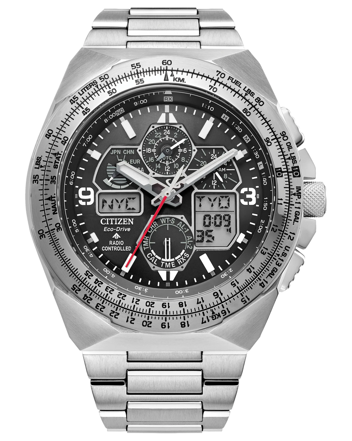 Citizen Promaster Skyhawk A-T 46mmChronograph Eco-Drive Watch. JY8120-58E