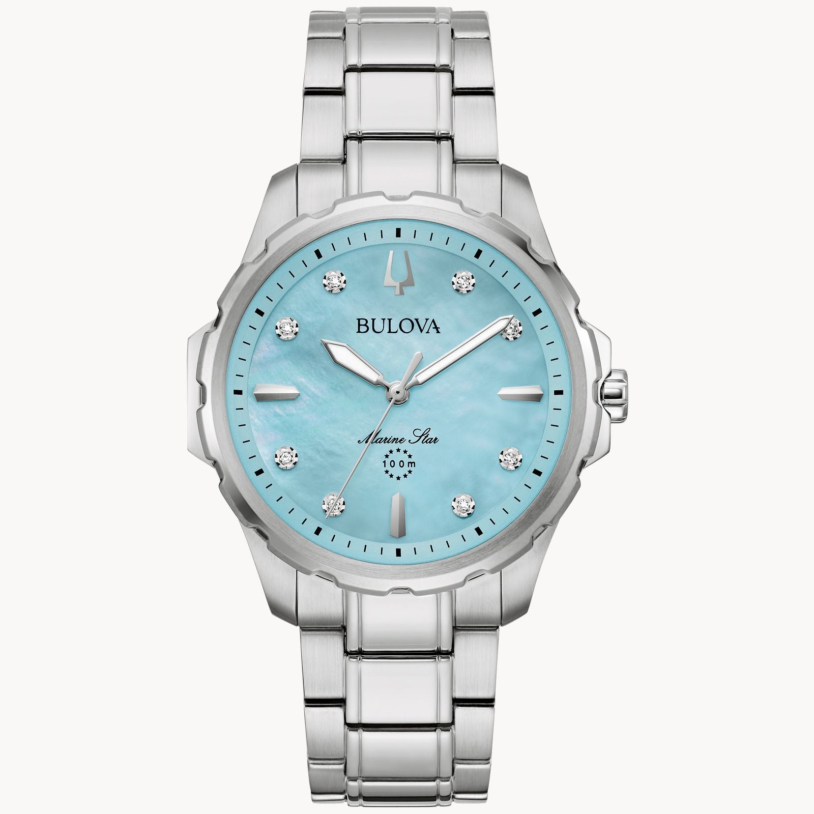 graziella Bulova Marine Star 36mm Quartz Watch. 96P248