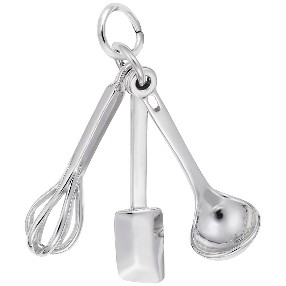 Rembrandt Sterling Silver Cooking Utensils Charm.