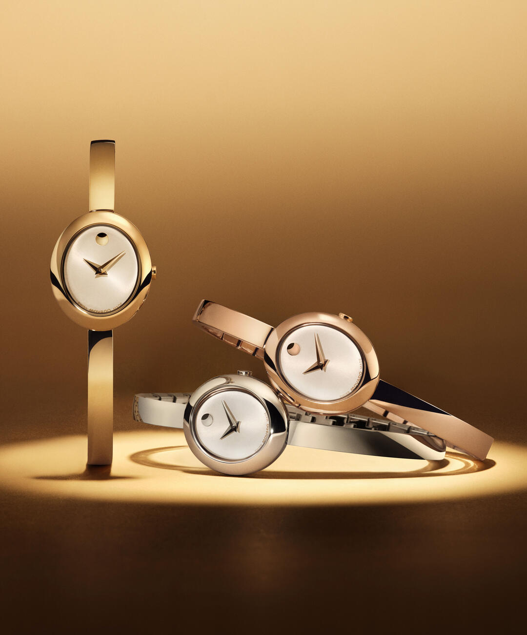 Movado Museum Bangle 25.5mm Swiss Quartz Watch. 0608070