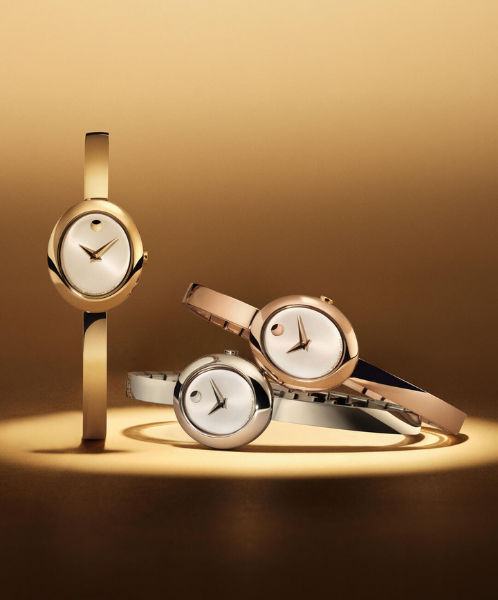 Movado Museum Bangle 25.5mm Swiss Quartz Watch. 0608070