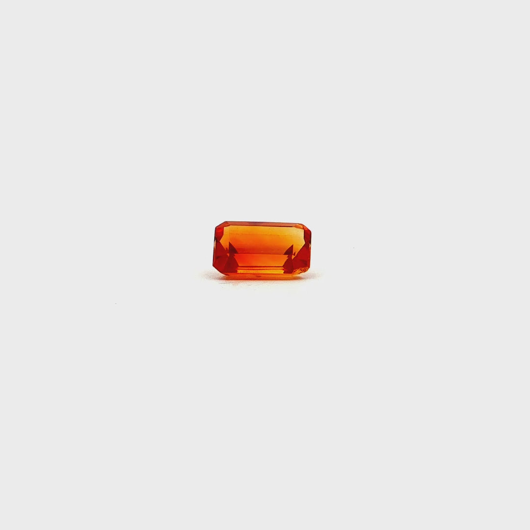 2.04CT Emerald Cut Citrine Loose Gemstone.