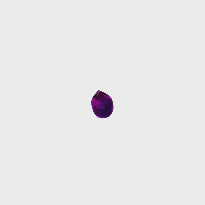 11.00CT Pear Shape Loose Purple Amethyst Gem Stones.