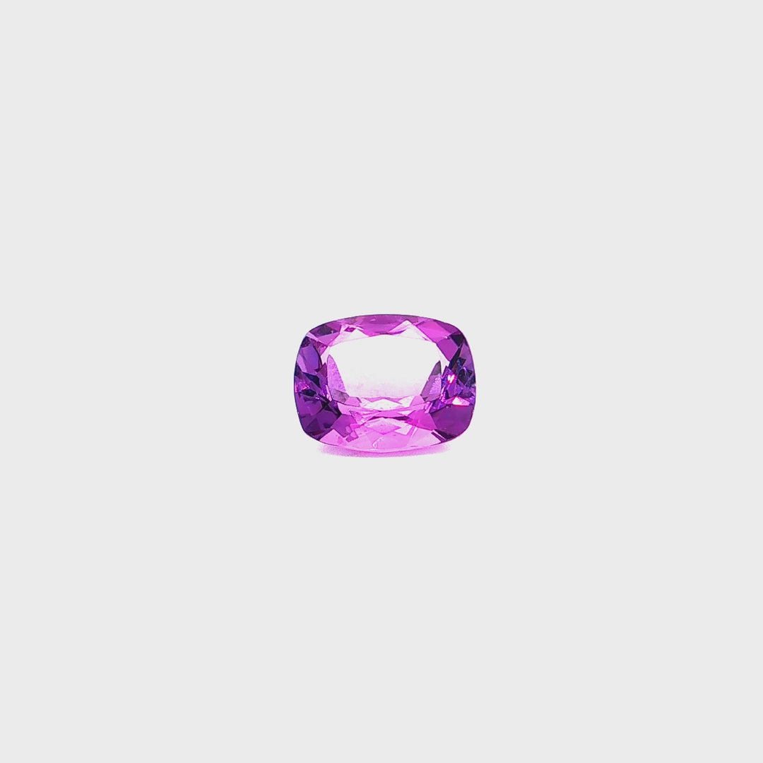 4.55CT Elongated Cushion Cut Amethyst Loose Gemstone.