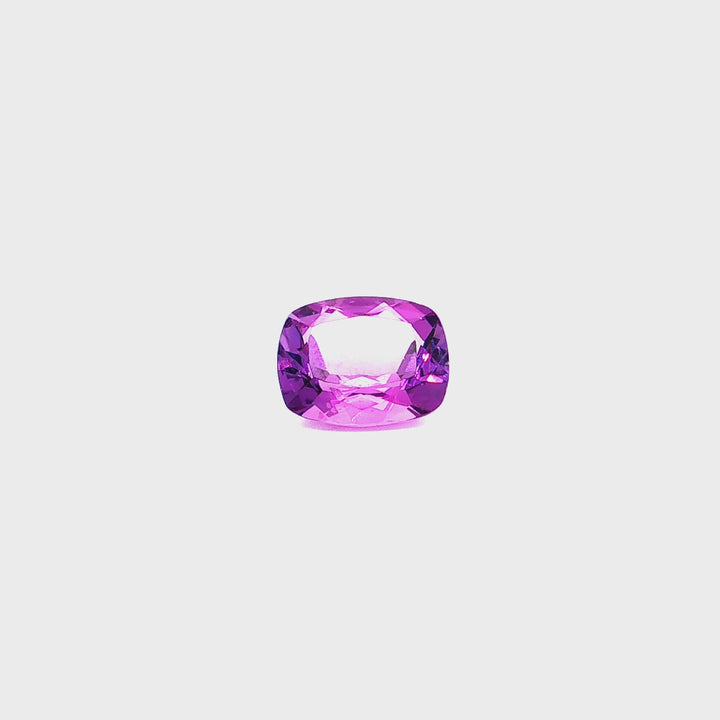 4.55CT Elongated Cushion Cut Amethyst Loose Gemstone.