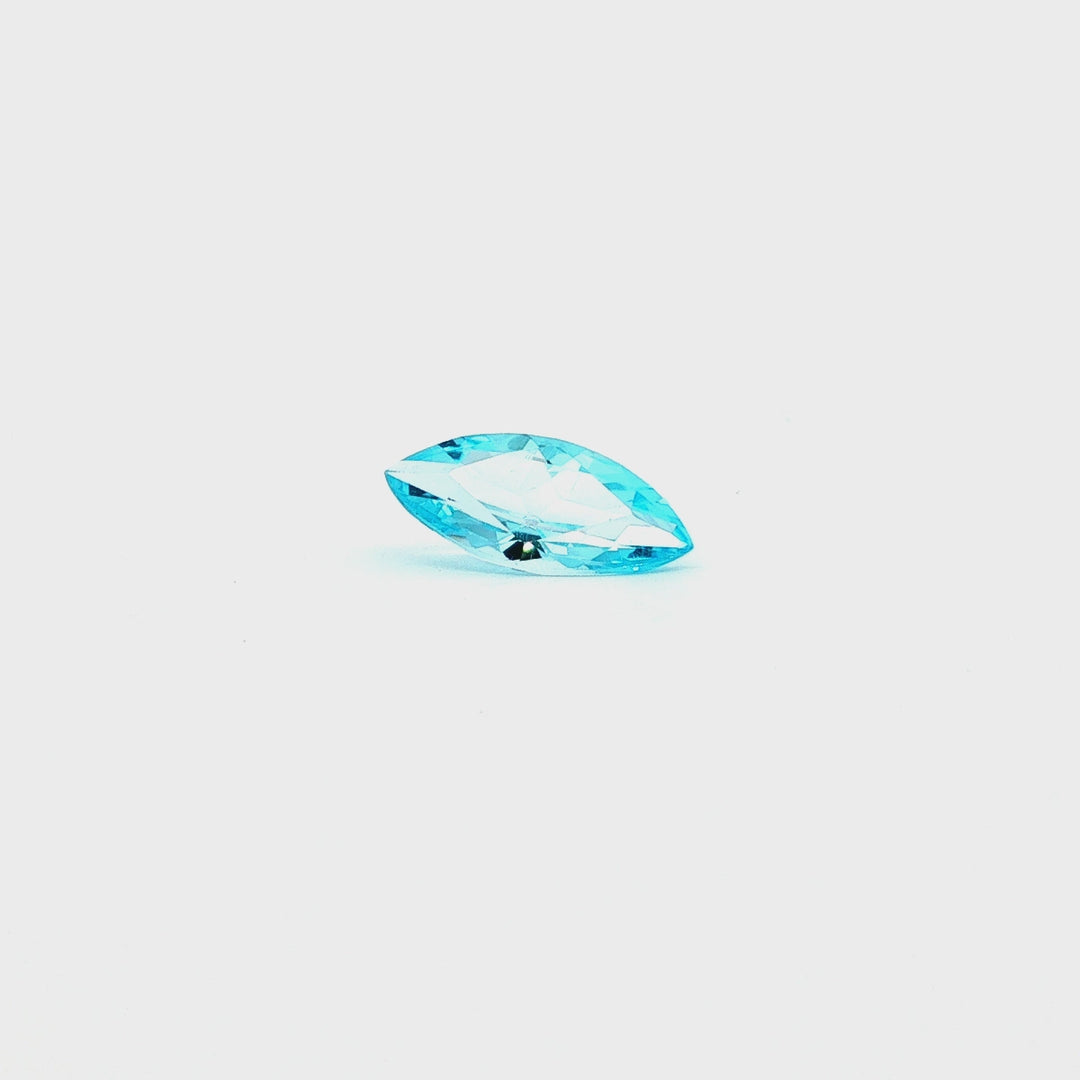 3.34CT Marquise shape Blue Topaz Loose Gemstone.