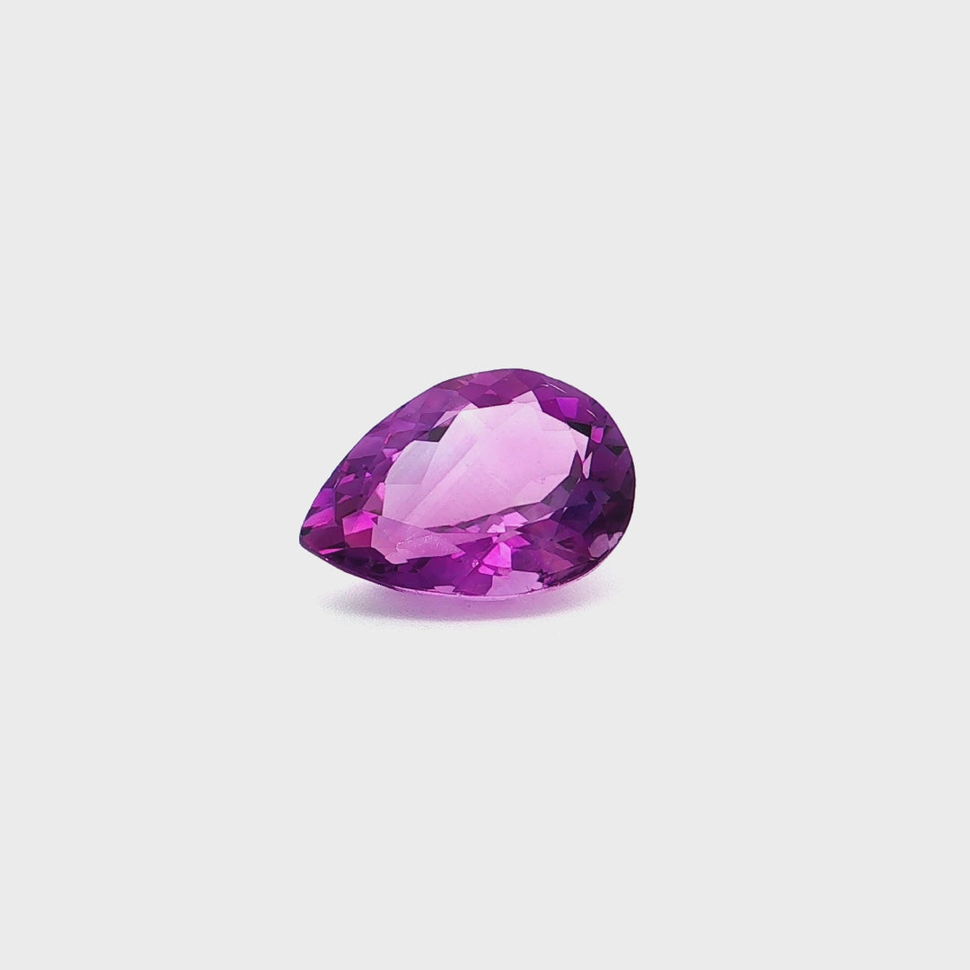 10.25CT  Pear Shape Amethyst Loose Gemstone.