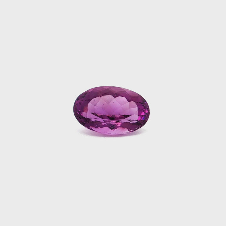 10.25CT  Oval Shape Amethyst Loose Gemstone.