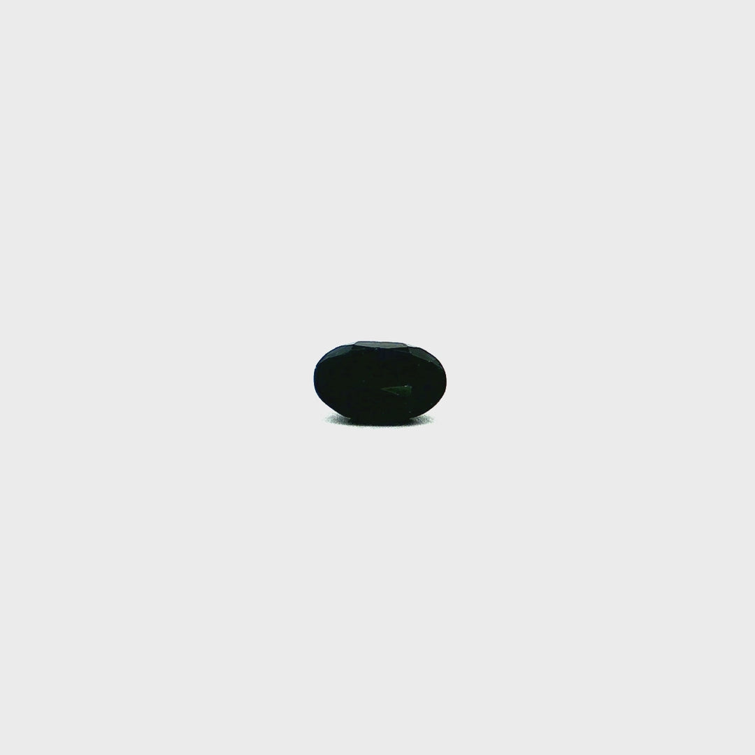 2.00CT Oval Shape Dark Moderately Strong Medium Cut Loose Blue Sapphires.