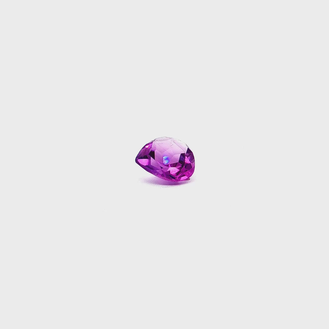 2.00CT Trillian Cut Purple Amethyst Loose Gemstone.